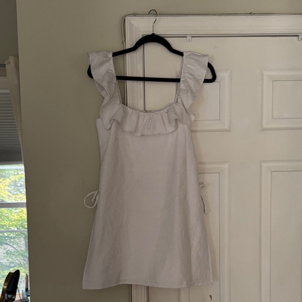 Lilly Pulitzer White Ruffle Jumpsuit